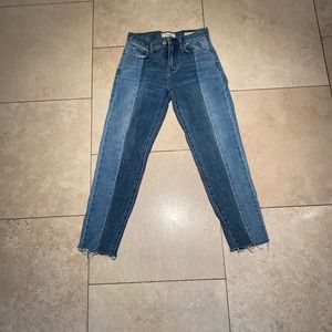 PacSun Color Block Blue Icon Jeans